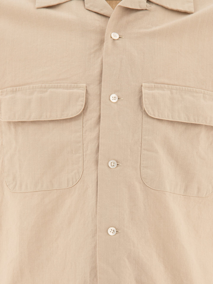 Shirt With Pockets Shirts Beige