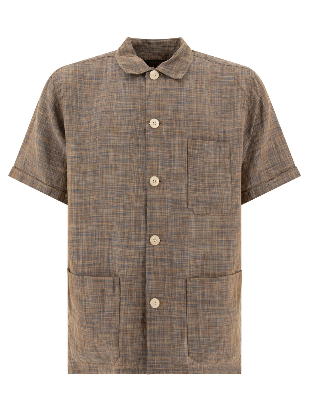 Multipocket Shirt Shirts Marrone