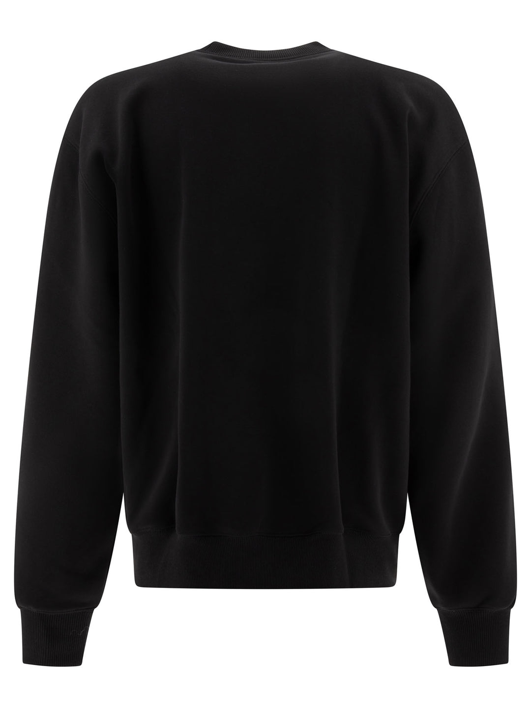 Sweatshirt With Embroidered Logo Sweatshirts Nero