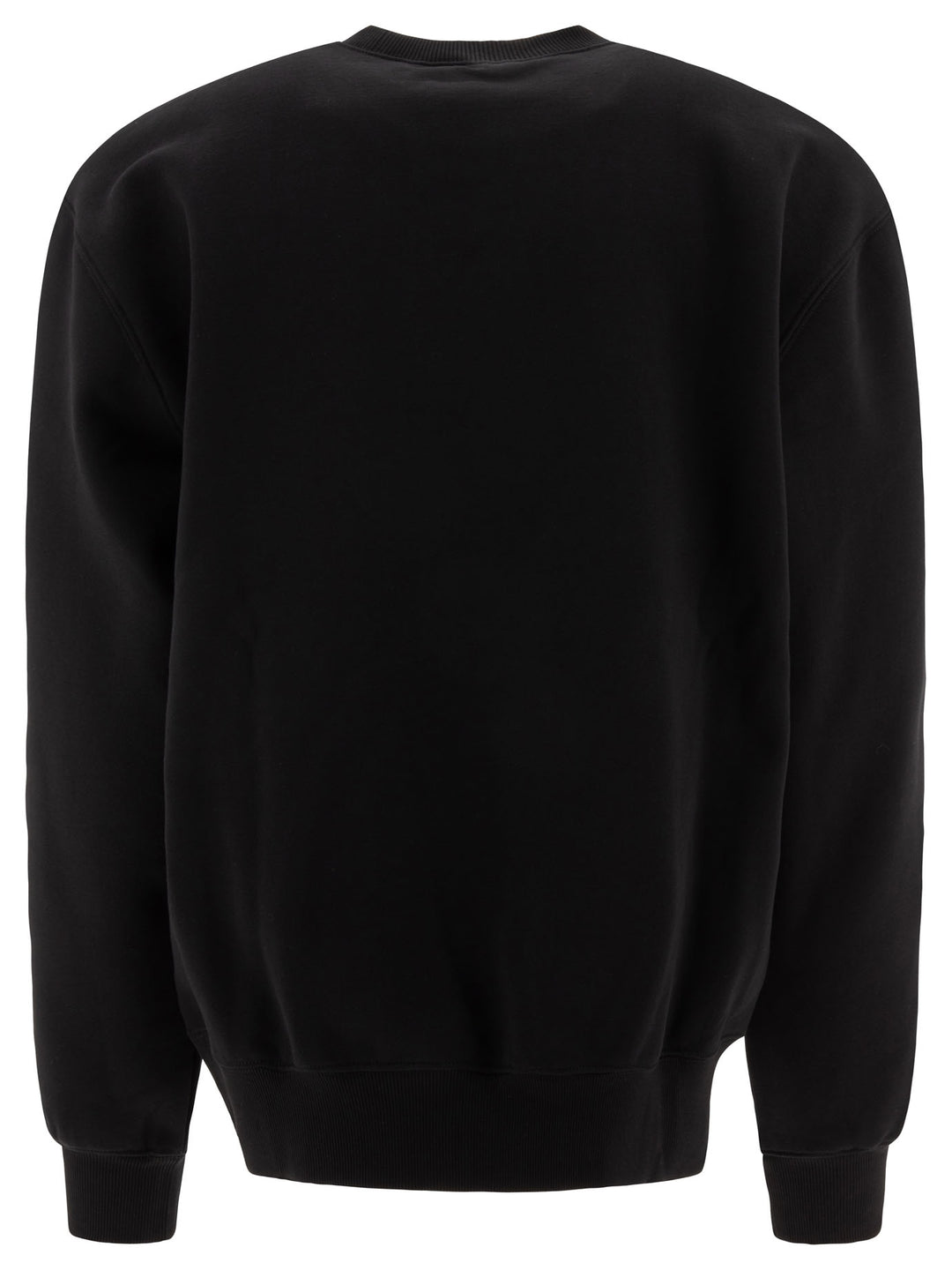 Sweatshirt With Embroidered Logo Sweatshirts Nero