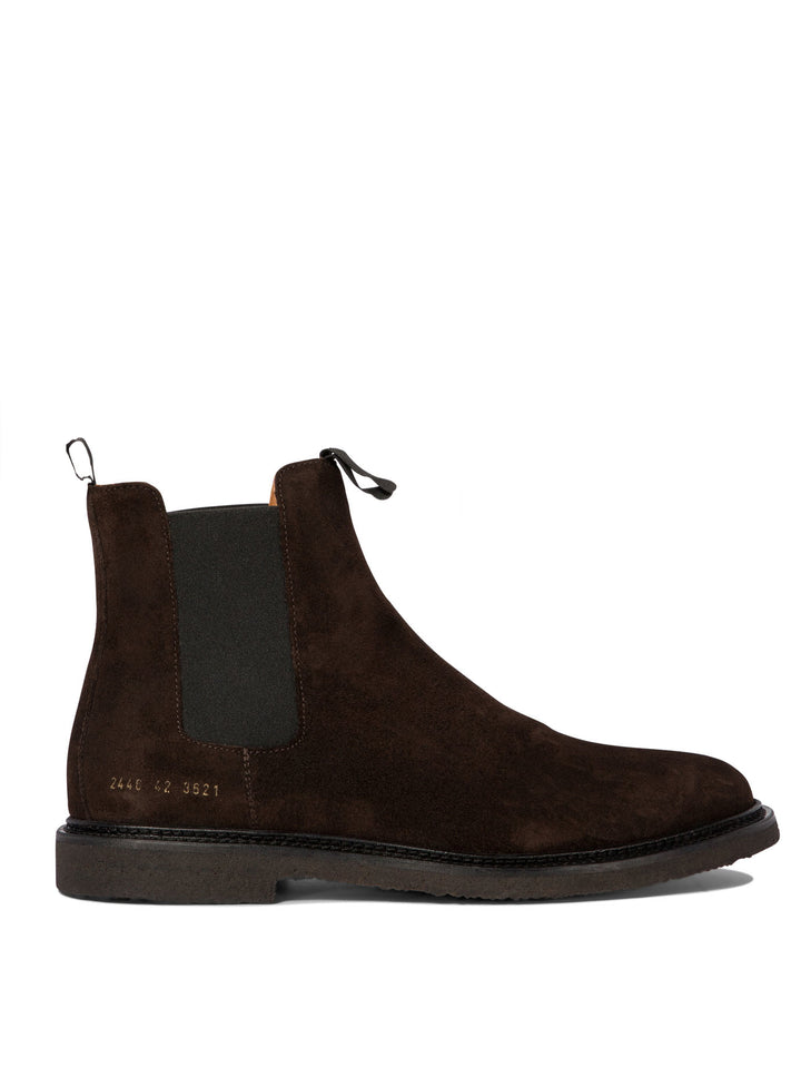 Suede Chelsea Boots Stivali E Stivaletti Marrone