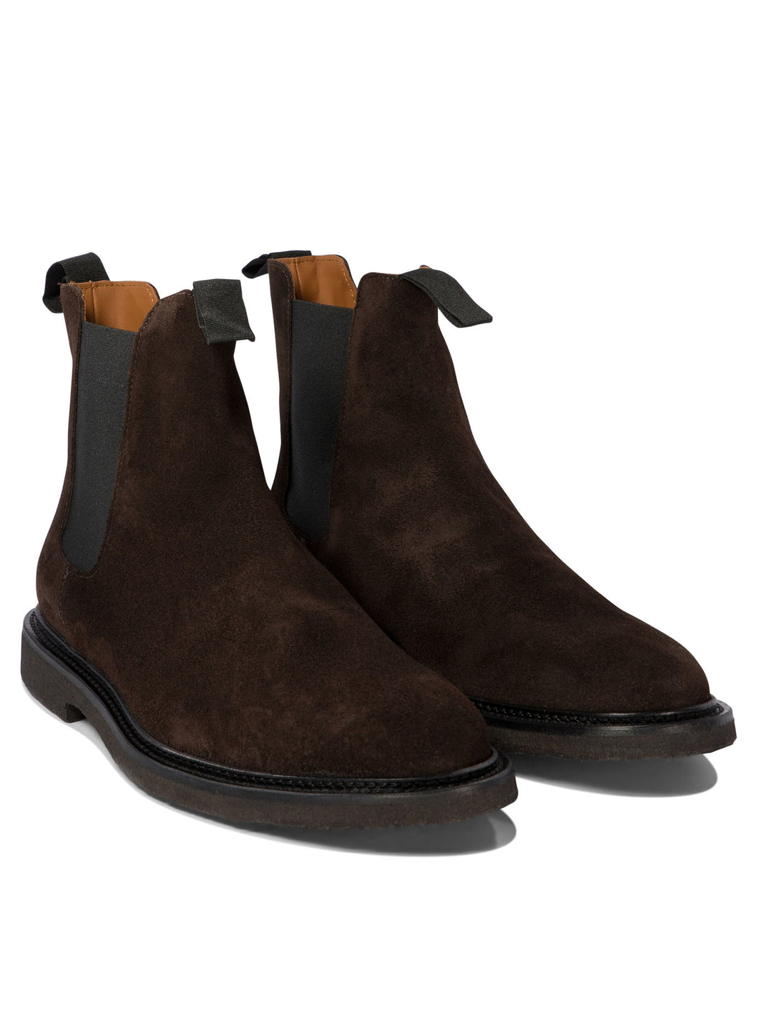 Suede Chelsea Boots Stivali E Stivaletti Marrone