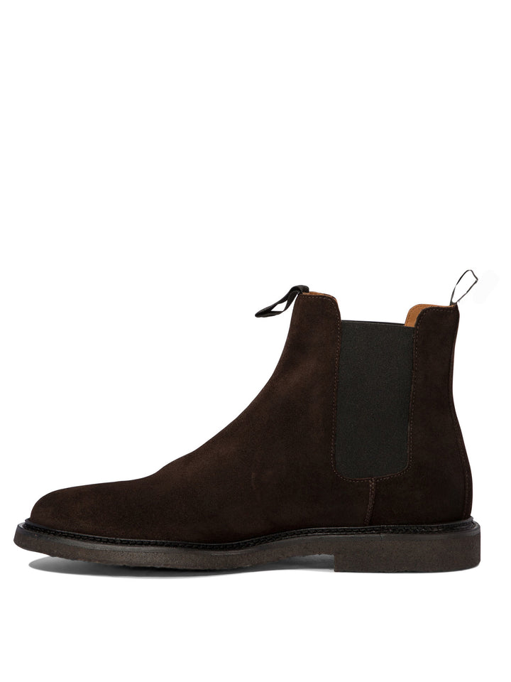 Suede Chelsea Boots Stivali E Stivaletti Marrone