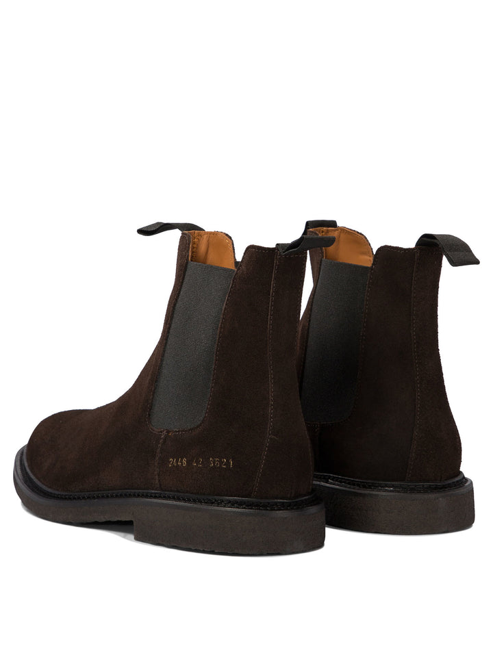 Suede Chelsea Boots Stivali E Stivaletti Marrone