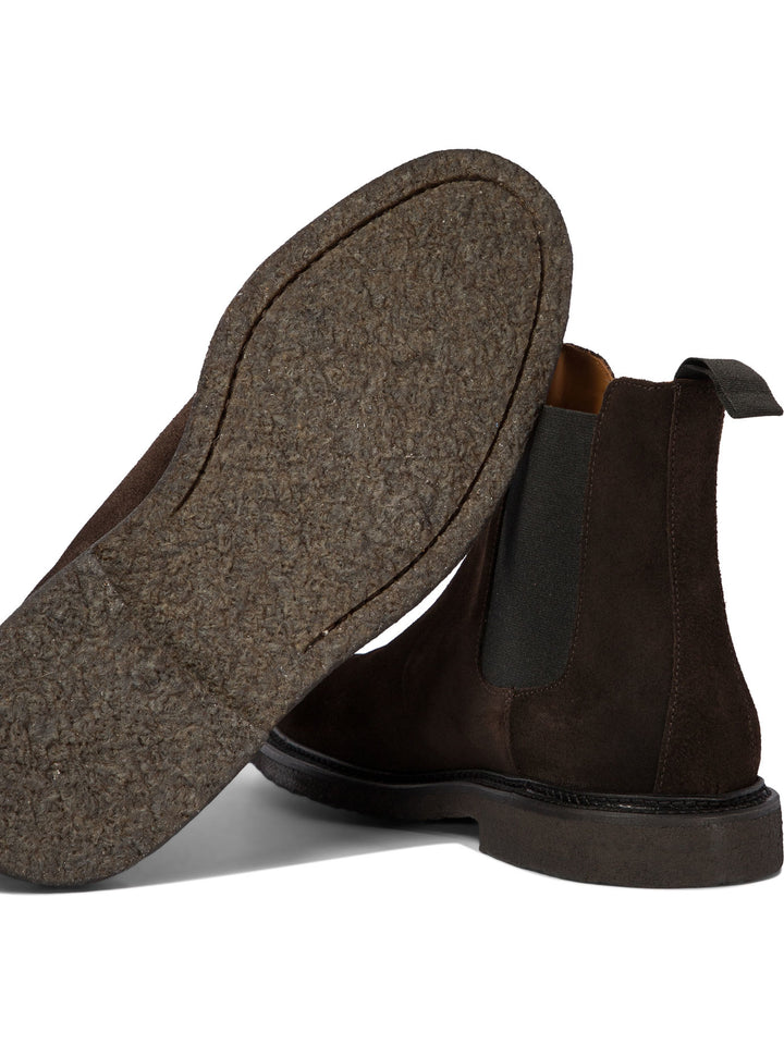 Suede Chelsea Boots Stivali E Stivaletti Marrone