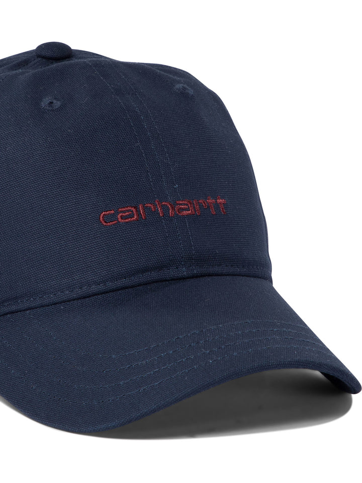 Canvas Script Cappelli Blu