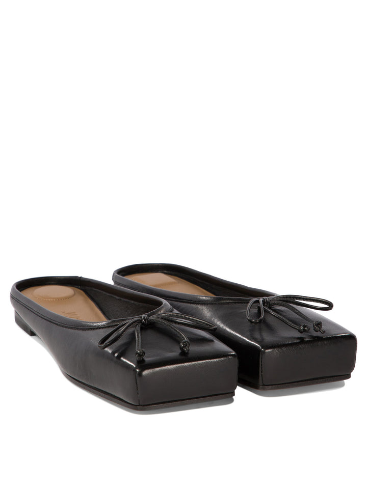 Les Mules Plates Ballet Ballerinas Nero