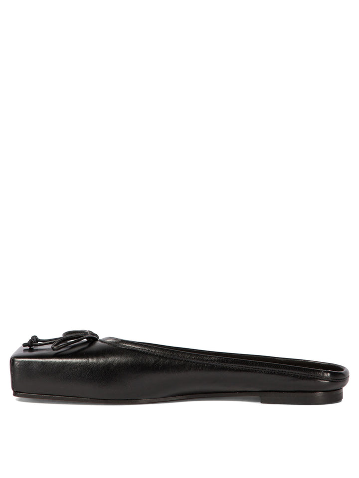 Les Mules Plates Ballet Ballerinas Nero