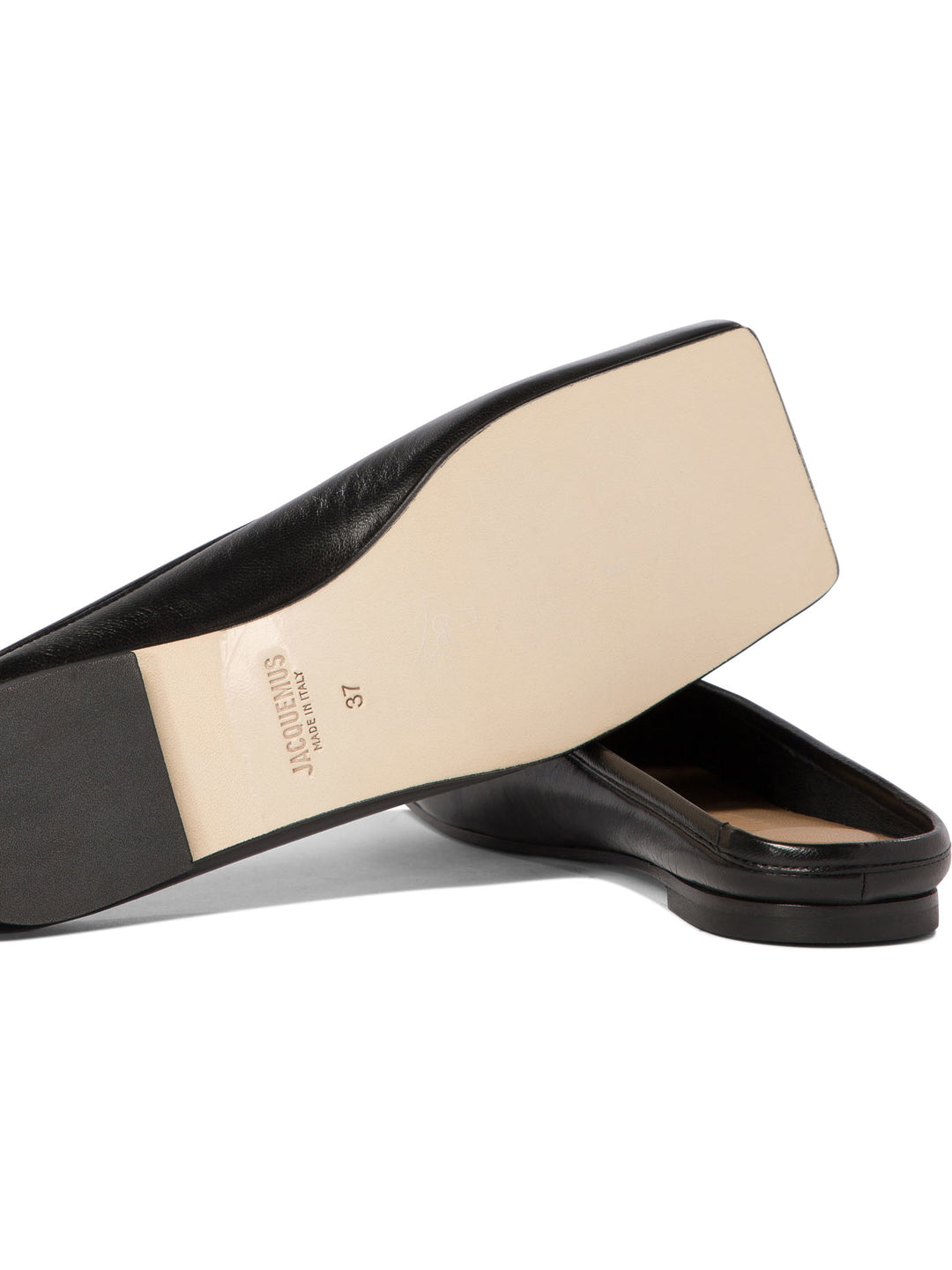 Les Mules Plates Ballet Ballerinas Nero