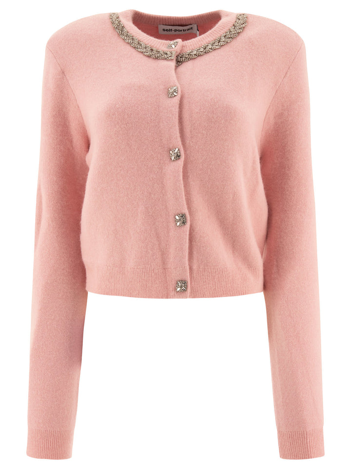 Embellished Cardigan Knitwear Rosa