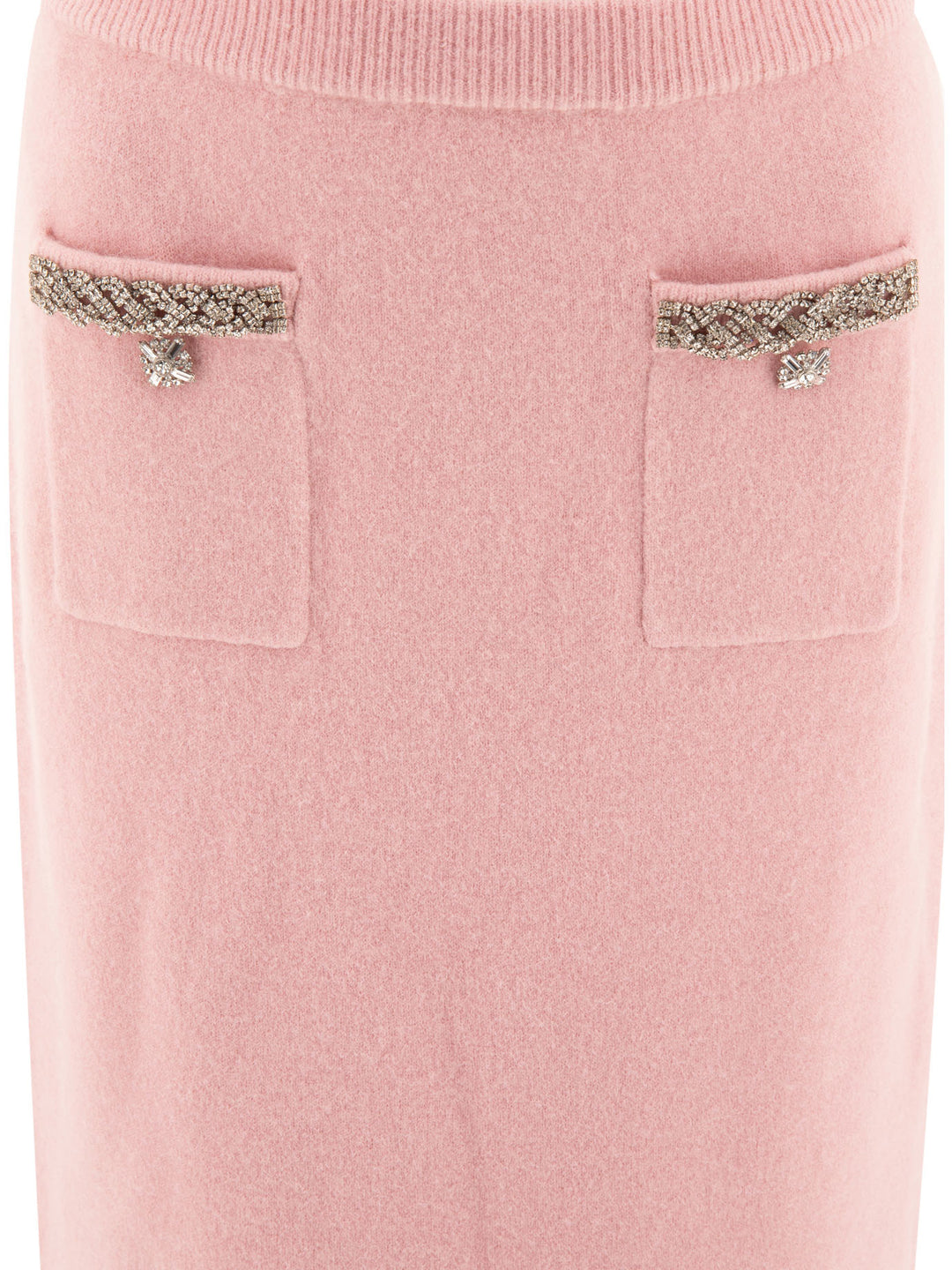 Embellished Midi Skirt Gonne Rosa