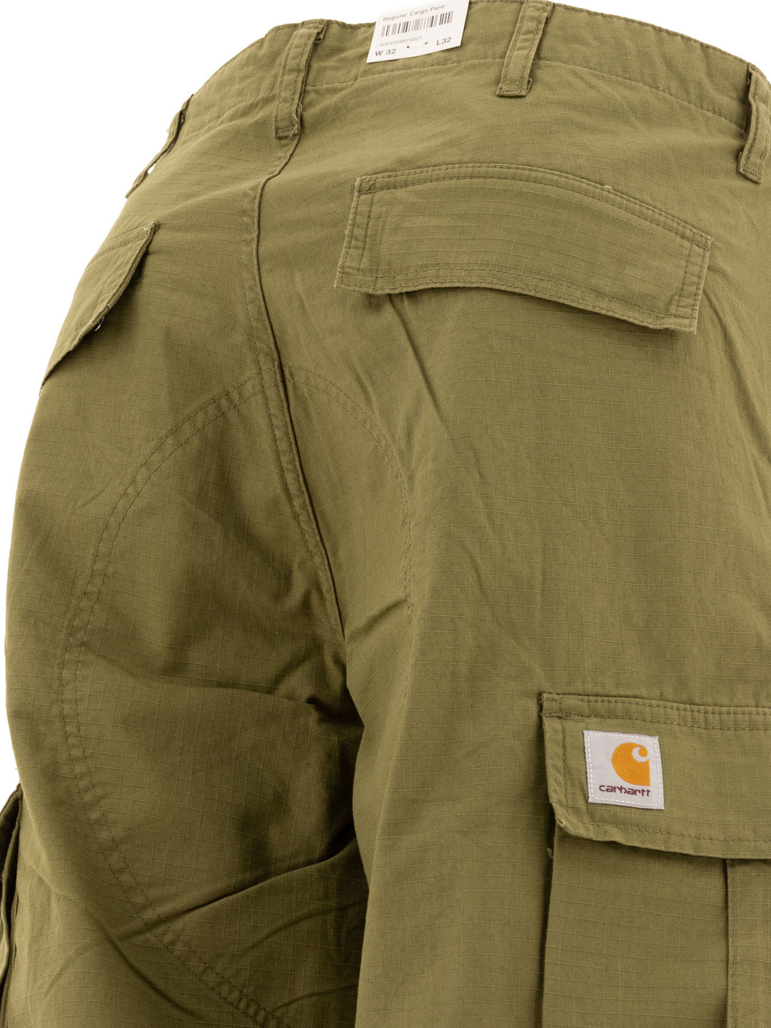 Regular Cargo Trousers Verde