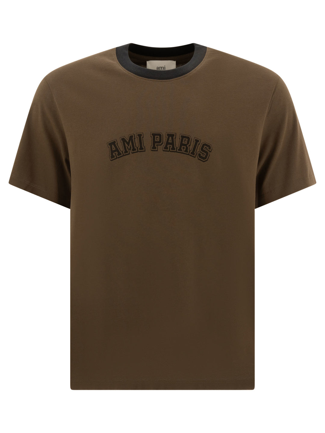 Ami Paris T-Shirts Marrone