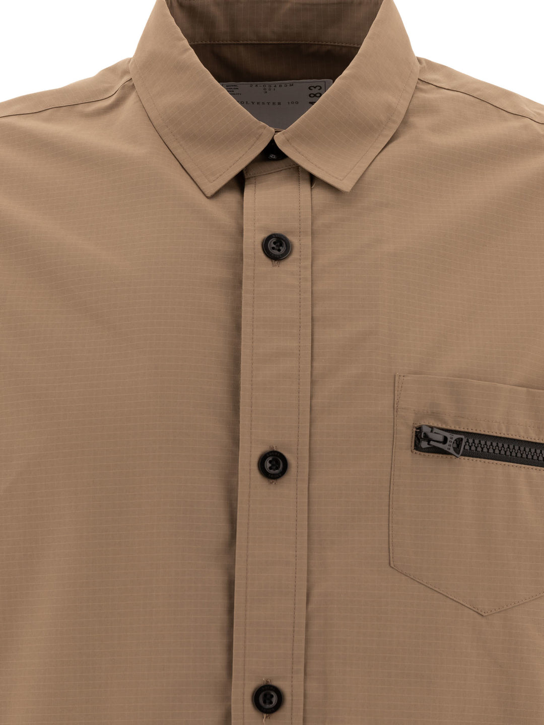 Shirt-Style Jacket Giacche Beige