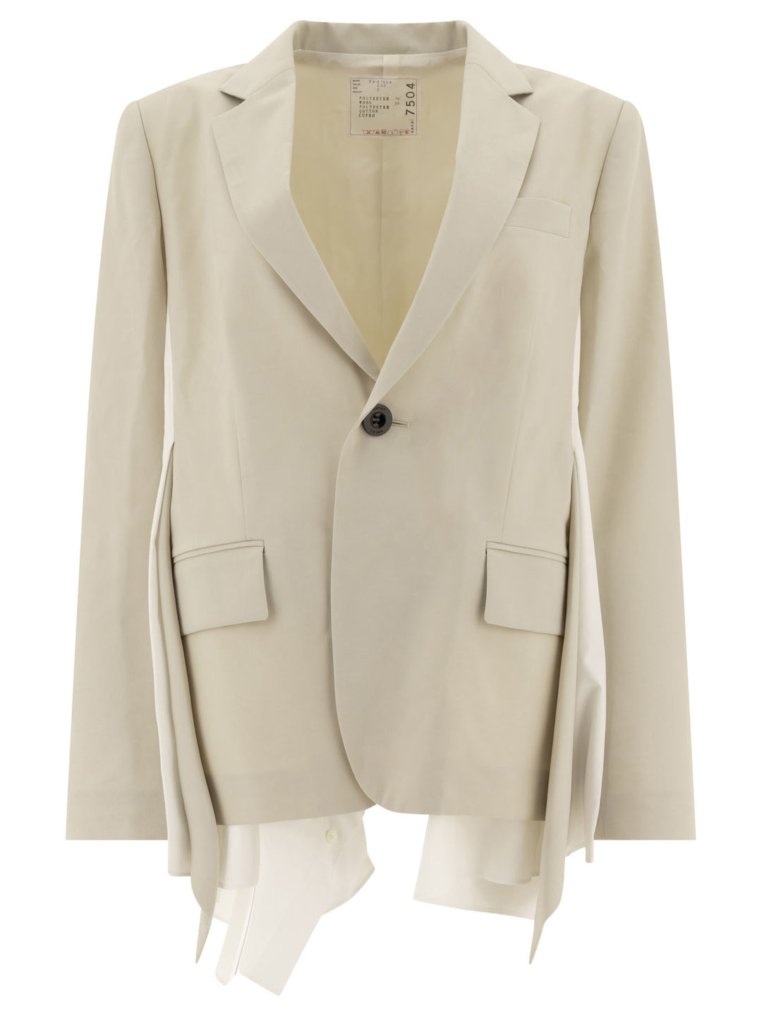 Combined Blazer Giacche Beige