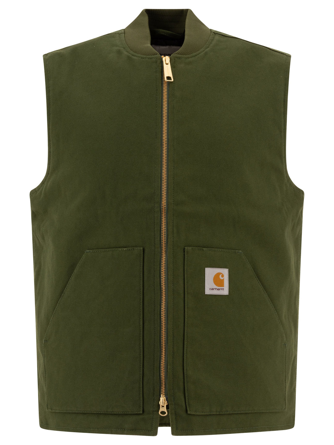 Vest Jacket With Patch Logo Giacche Verde