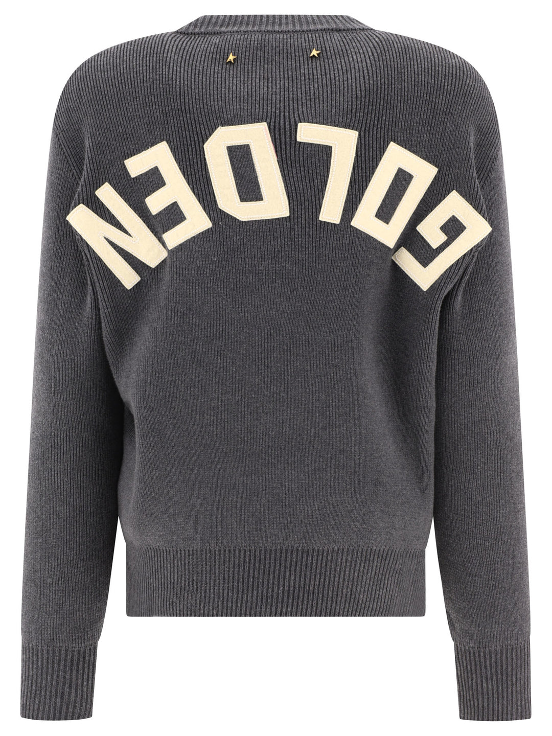 Dany Lettering Knitwear Grey