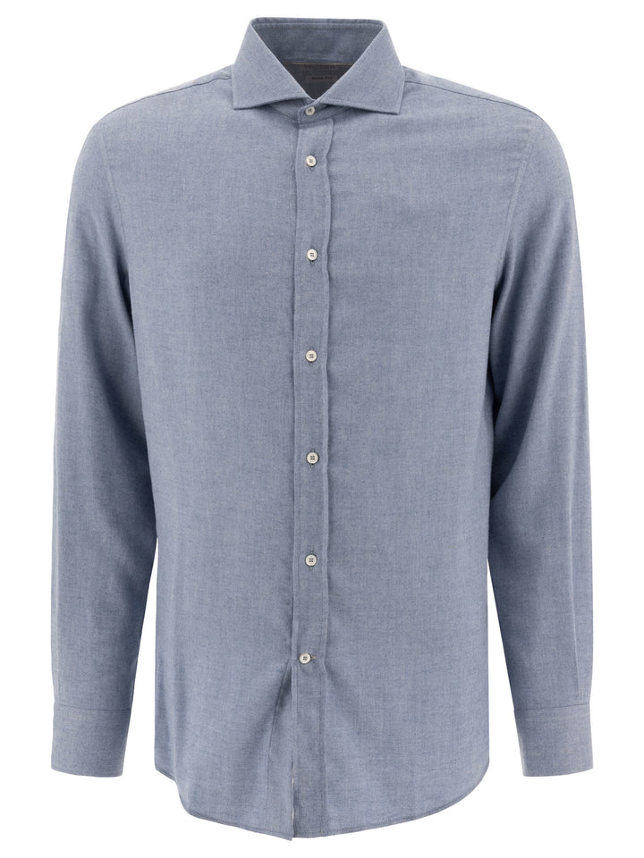 Cotton-Blend Shirt Shirts Celeste