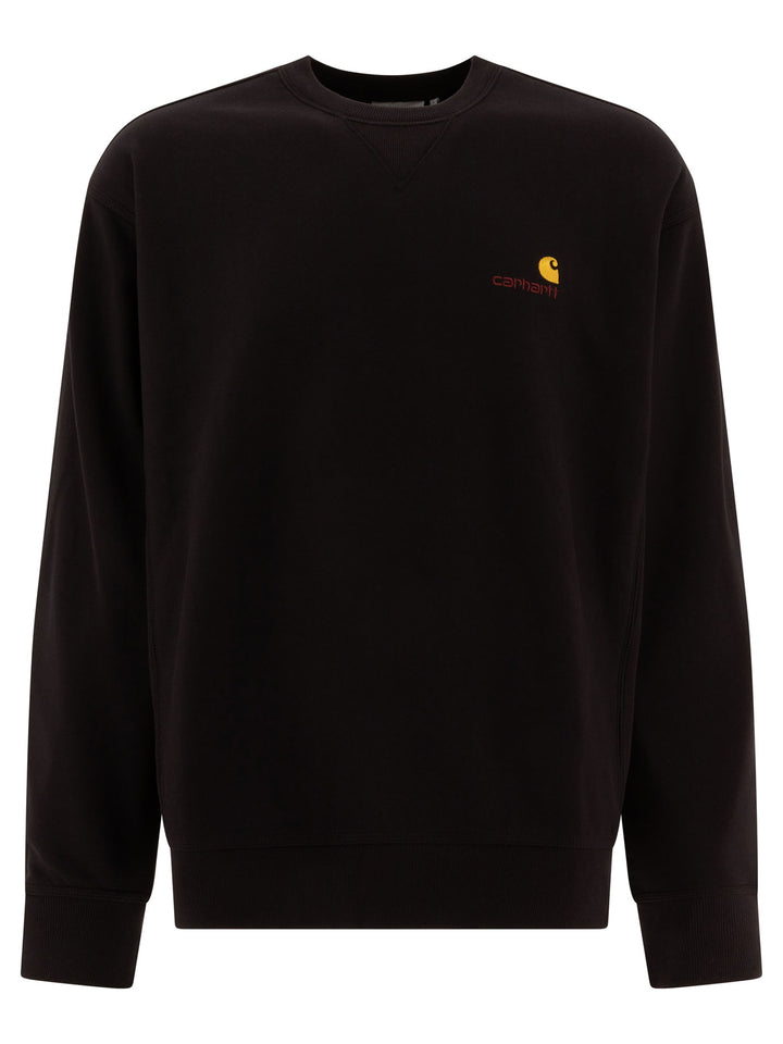 American Script Sweatshirts Nero