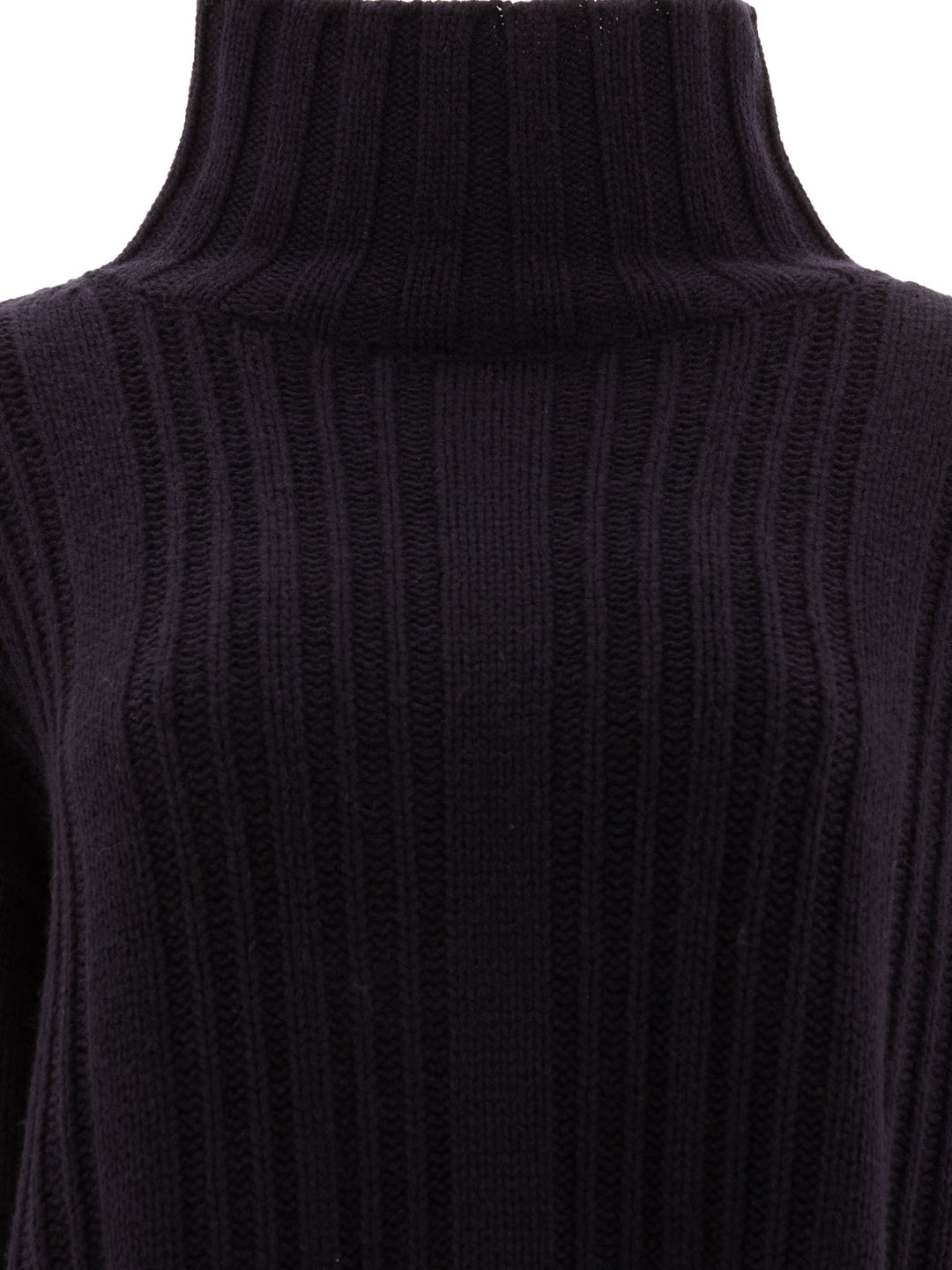 Wool And Cashmere Turtleneck Sweater Knitwear Blu