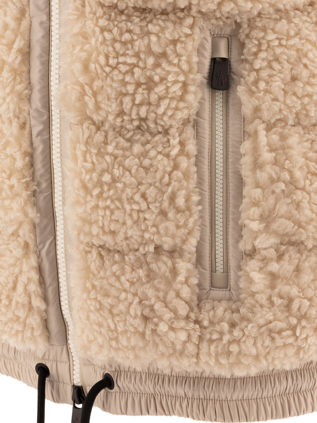 Shearling Down Vest Giacche Beige