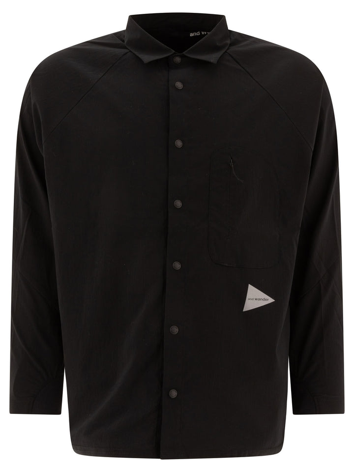 Shirt With Fleece Insert Shirts Nero