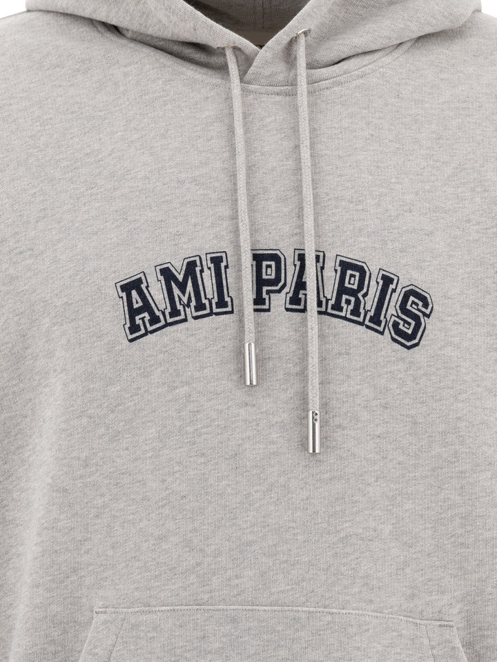 Ami Paris Sweatshirts Grey