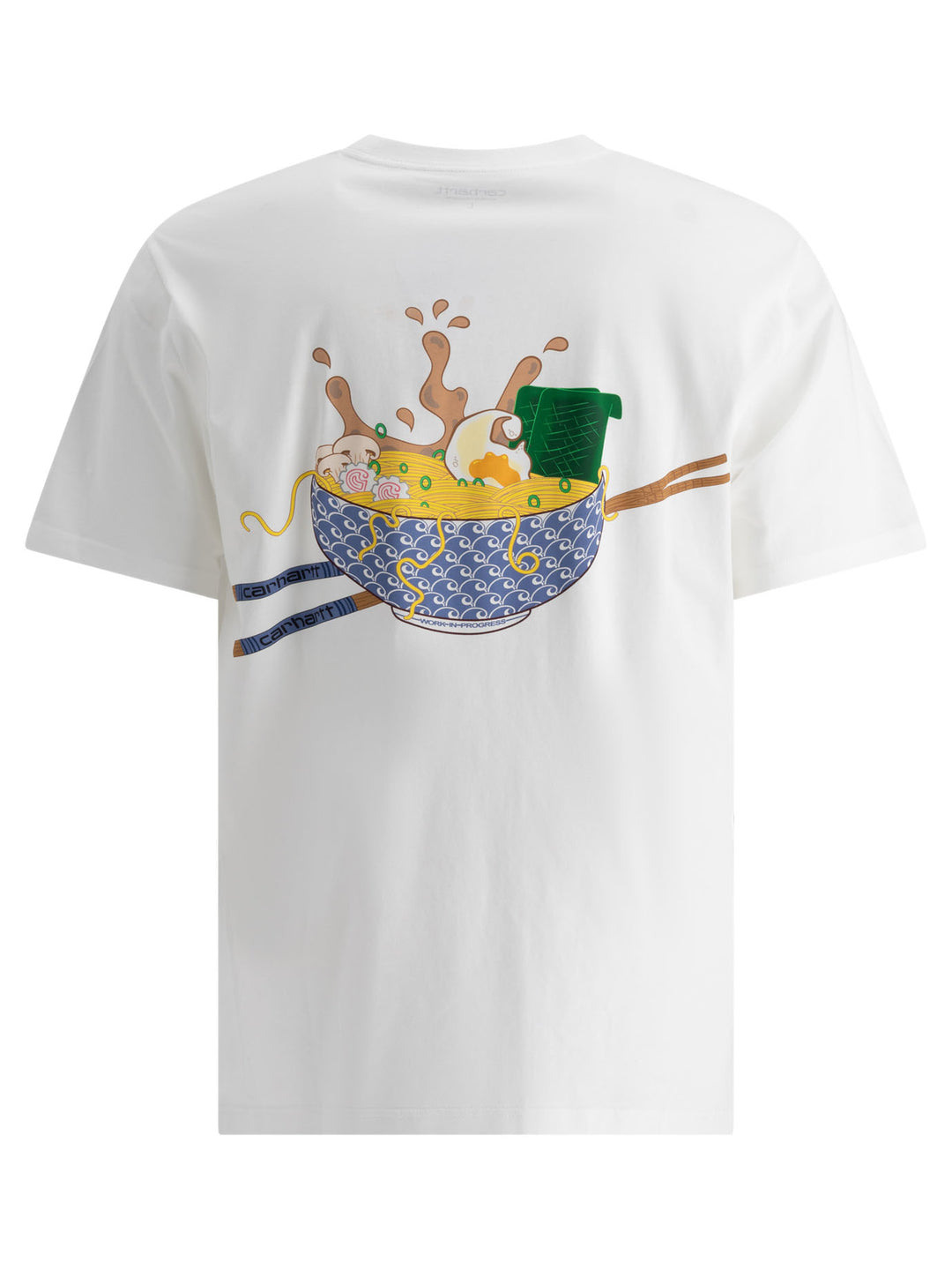 Noodle Soup T-Shirts Bianco