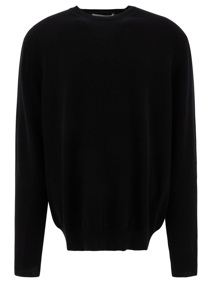 Wool Crewneck Sweater Knitwear Nero