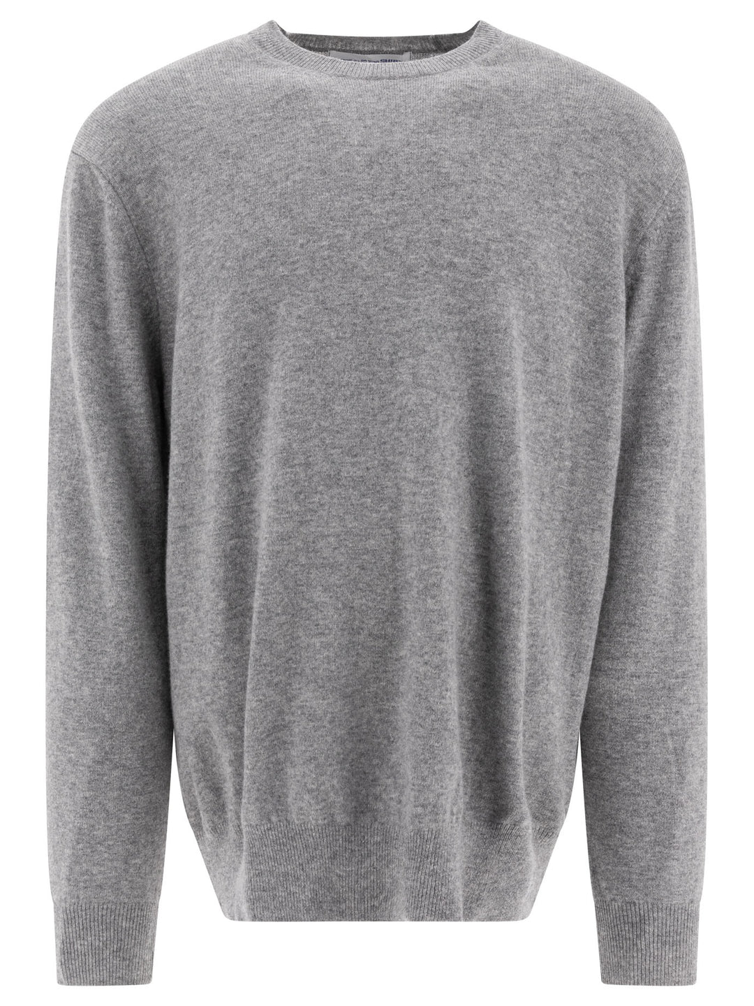 Wool Crewneck Sweater Knitwear Grey