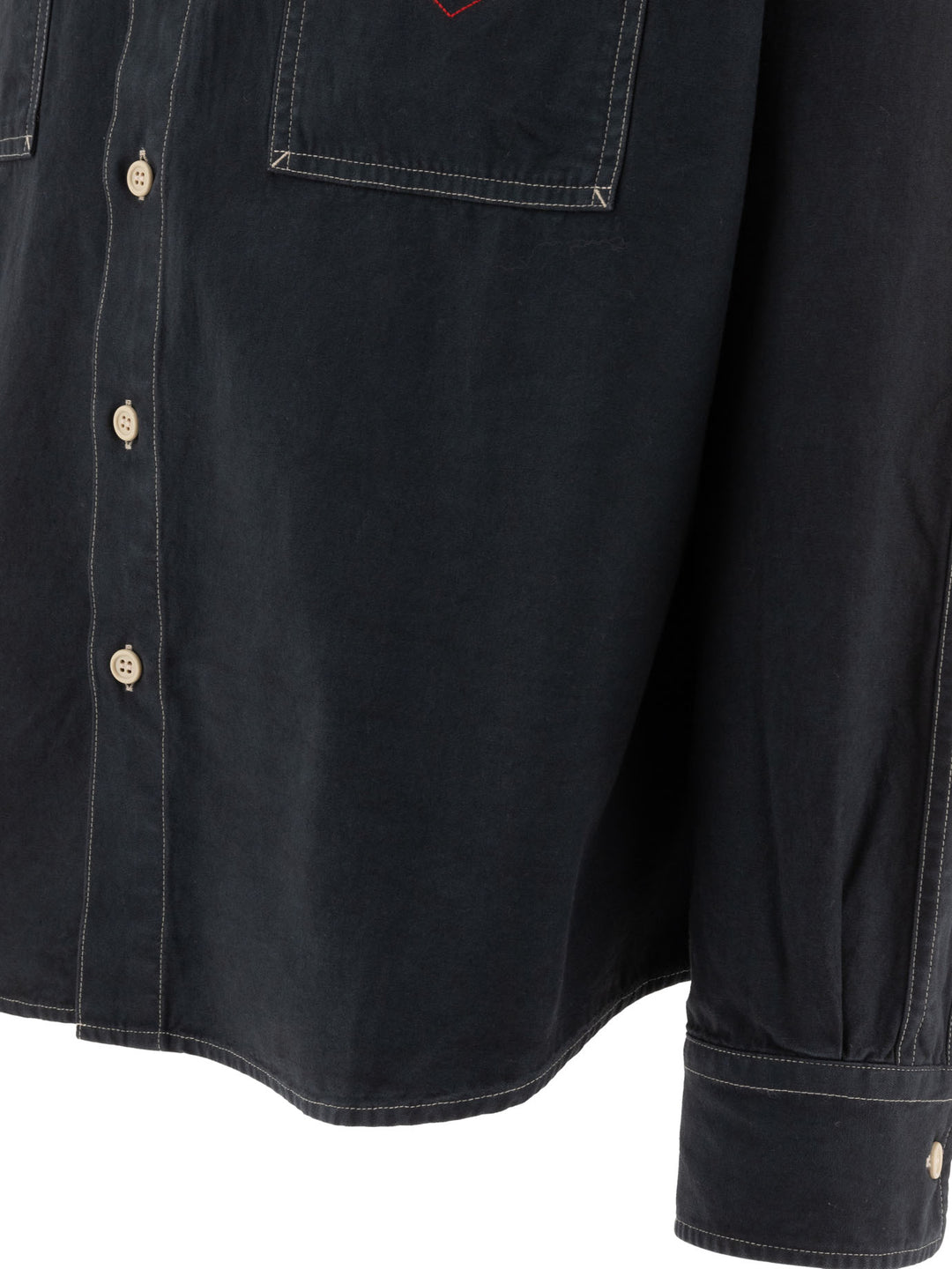 Stitch Work Shirts Nero