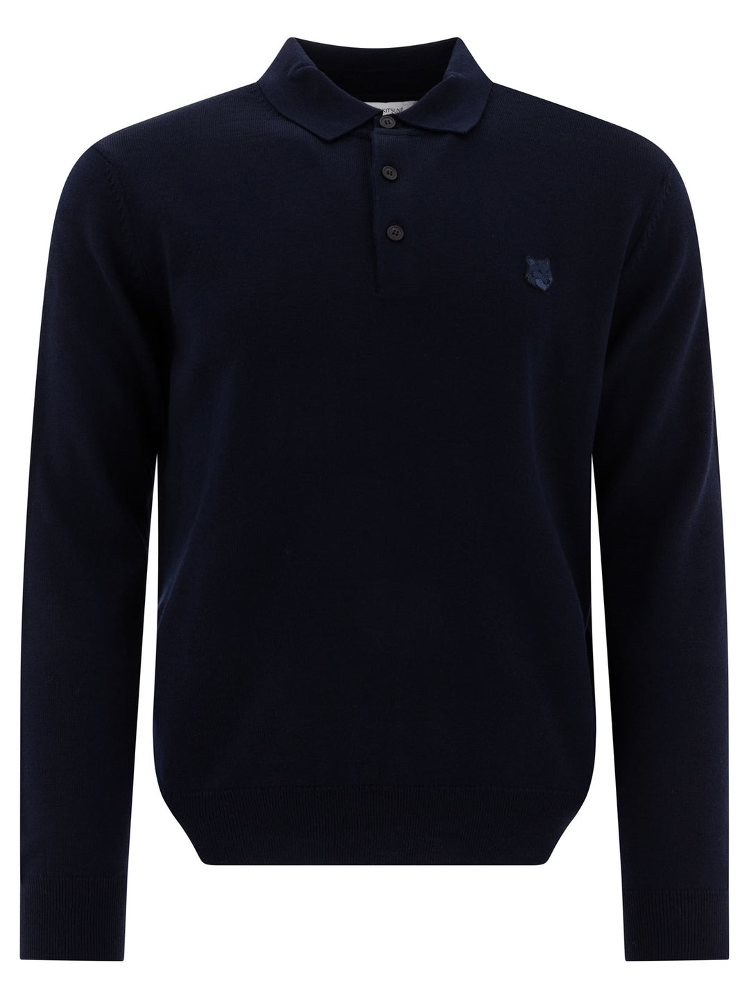 Bold Fox Head Polo Shirts Blu