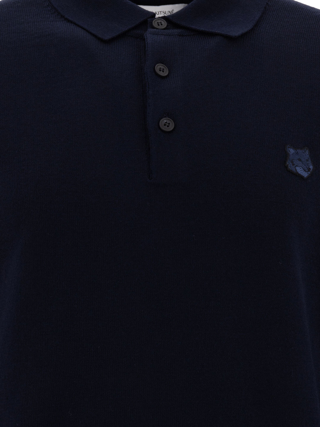 Bold Fox Head Polo Shirts Blu