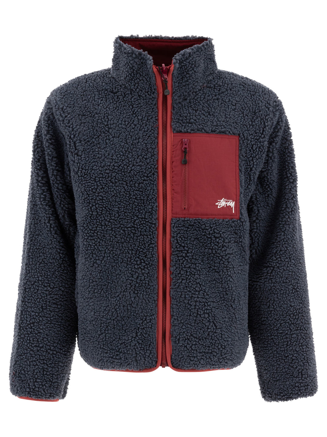 Reversible Sherpa Jacket Giacche Blu