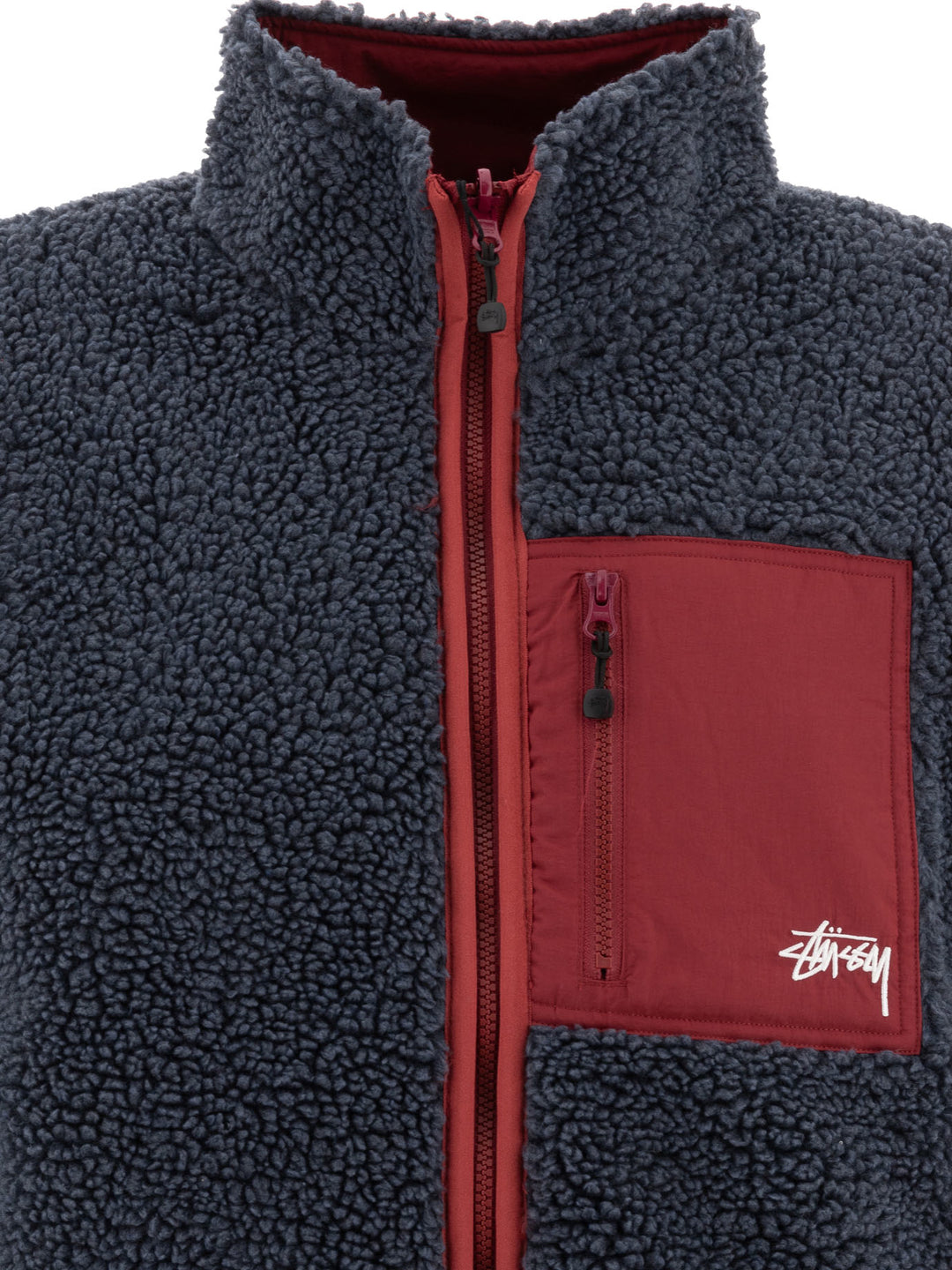 Reversible Sherpa Jacket Giacche Blu