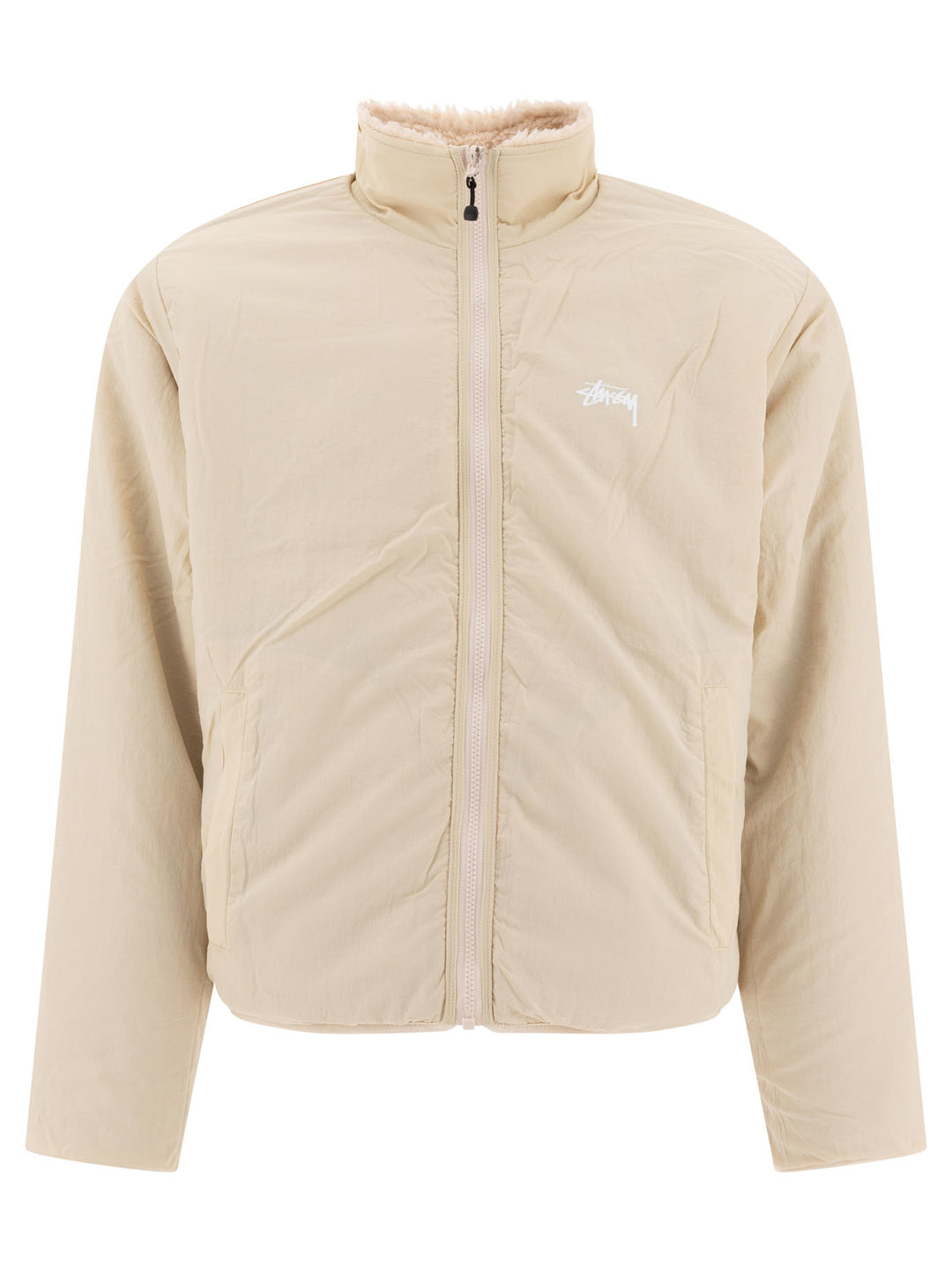 Reversible Sherpa Jacket Giacche Beige