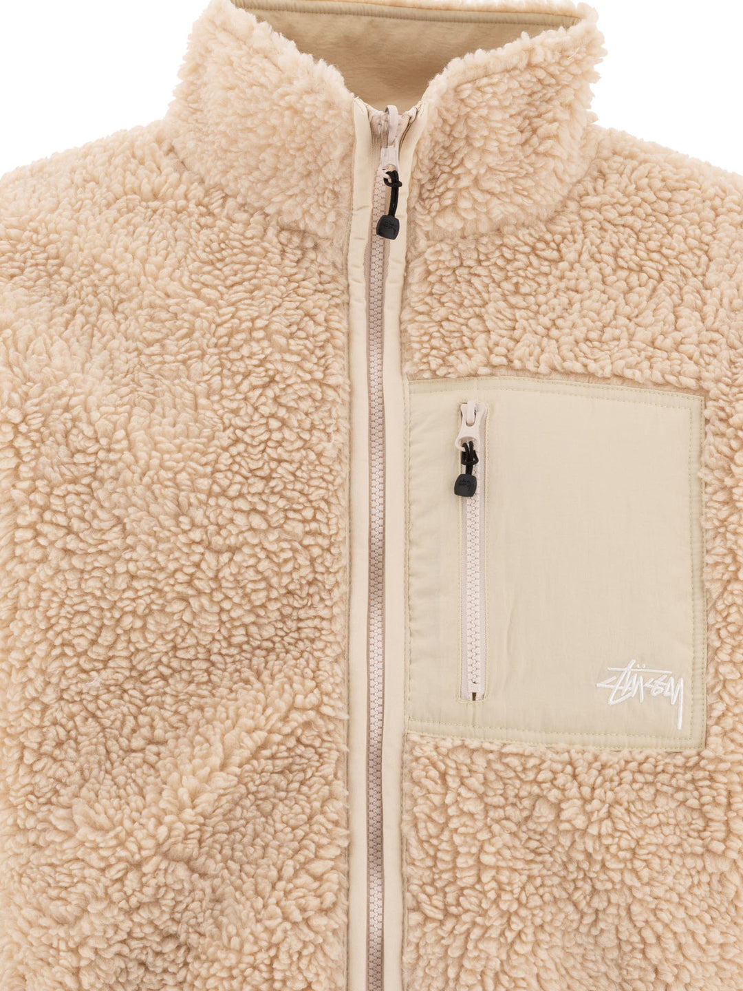 Reversible Sherpa Jacket Giacche Beige