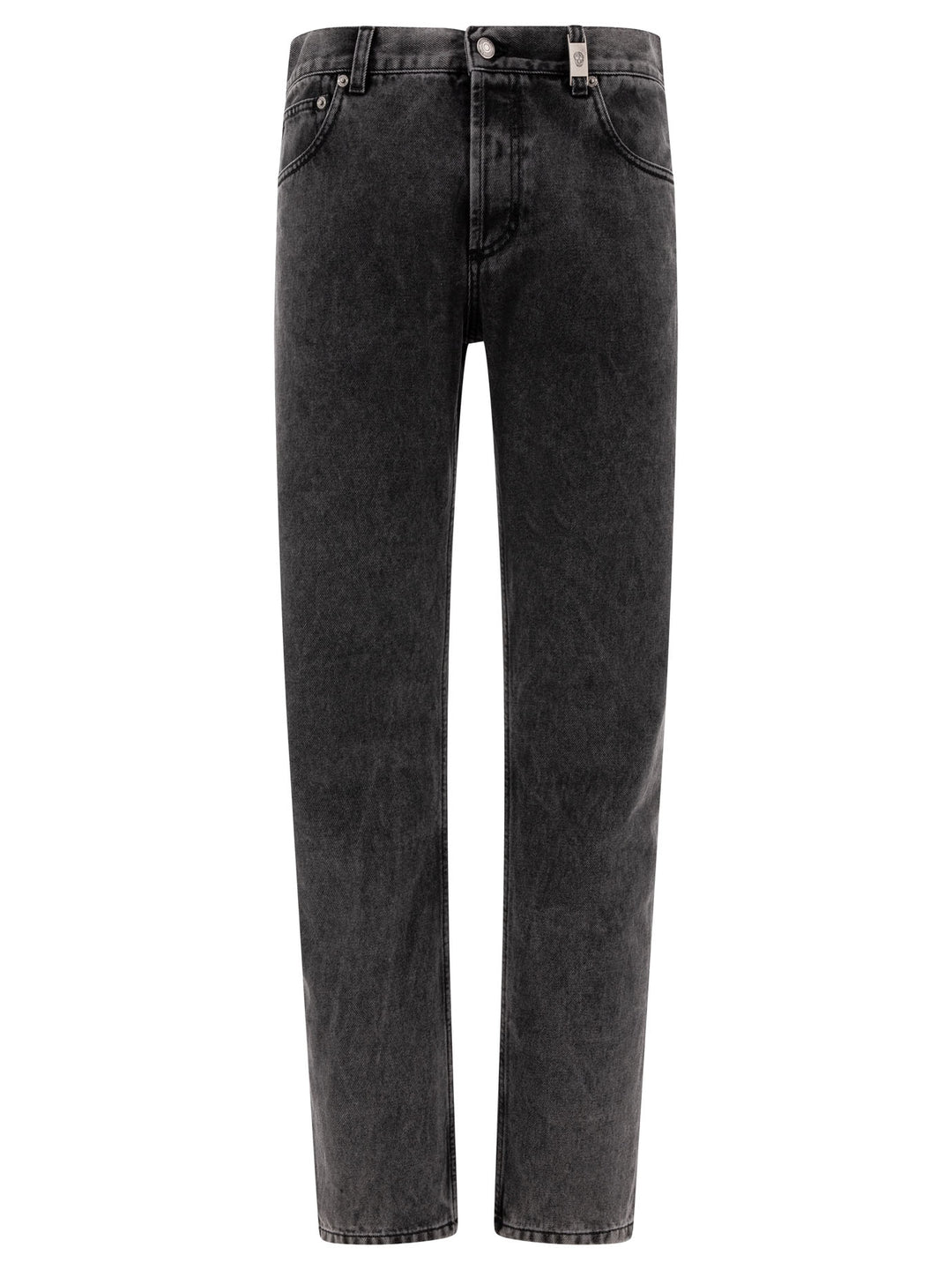 Metal Plate Jeans Nero