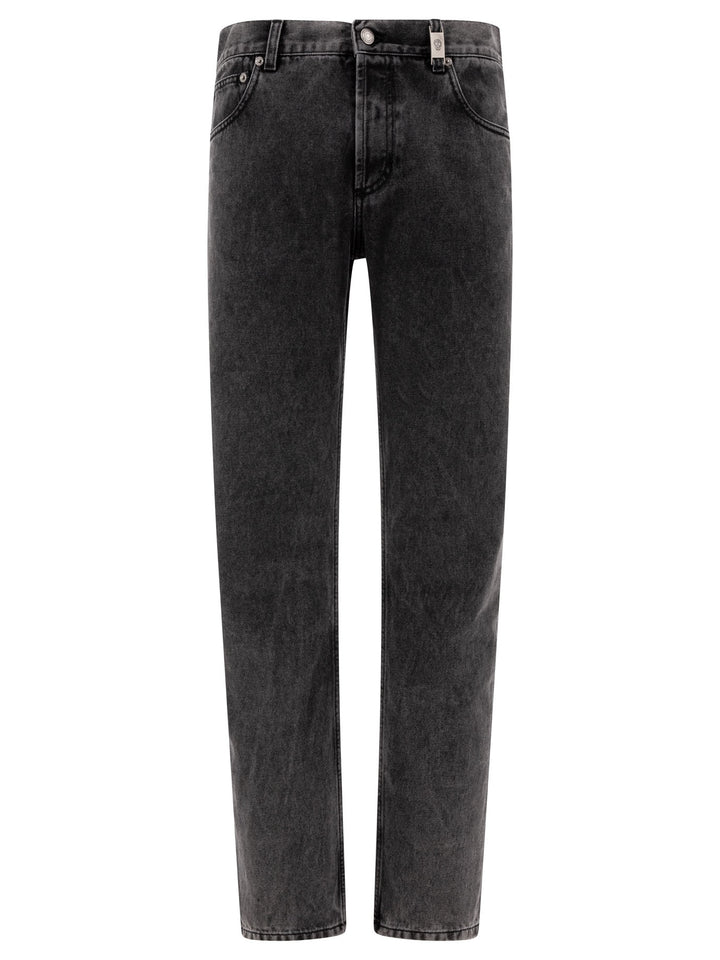 Metal Plate Jeans Nero