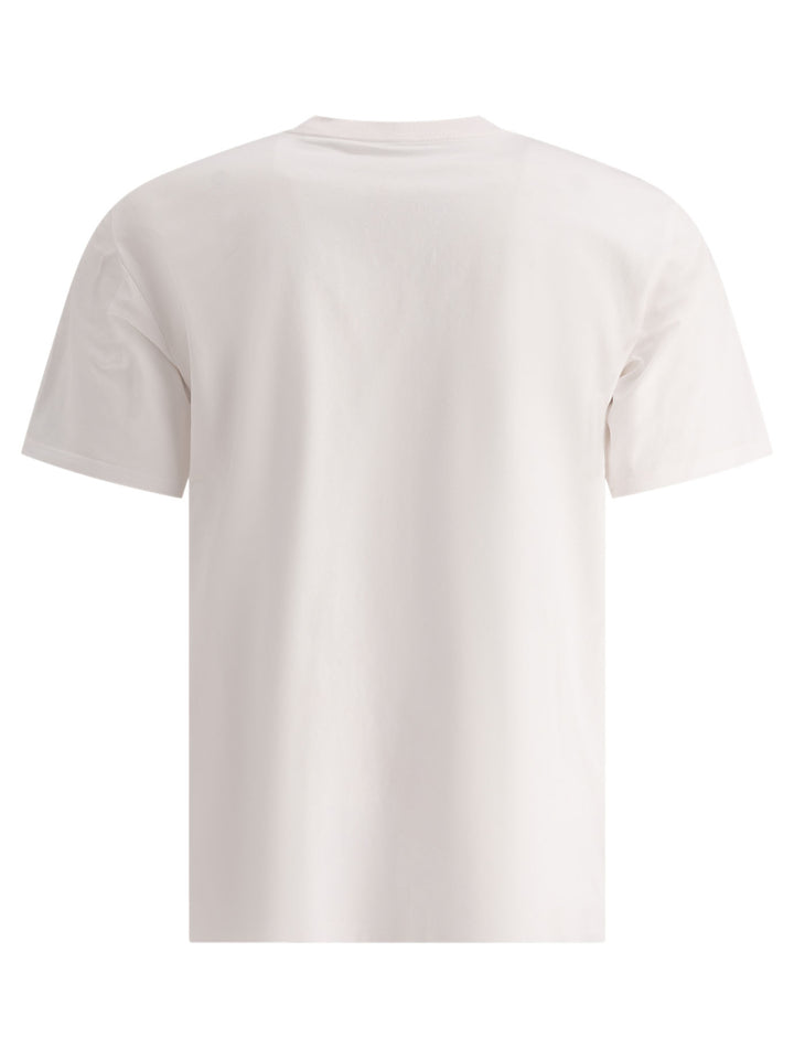 University Script T-Shirts Bianco