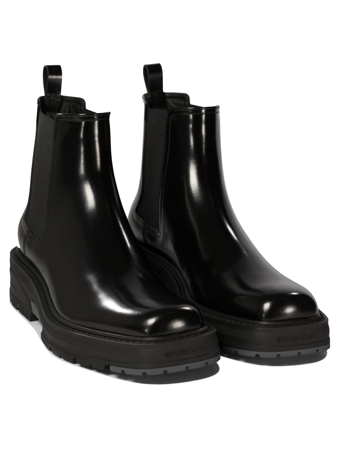 Leather Chelsea Boots Stivali E Stivaletti Nero