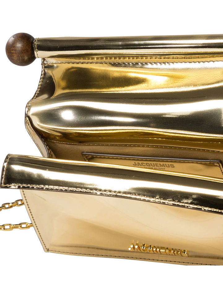 La Petite Pochette Rond Carré Clutches Oro