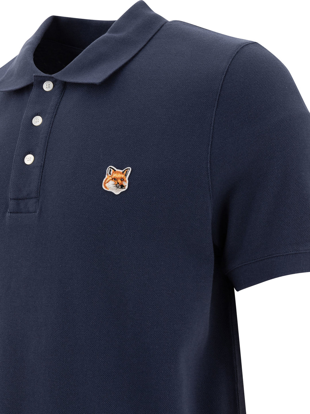 Fox Head Polo Shirts Blu