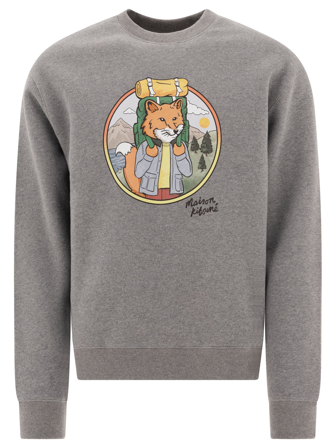 Rambling Fox Sweatshirts Grey