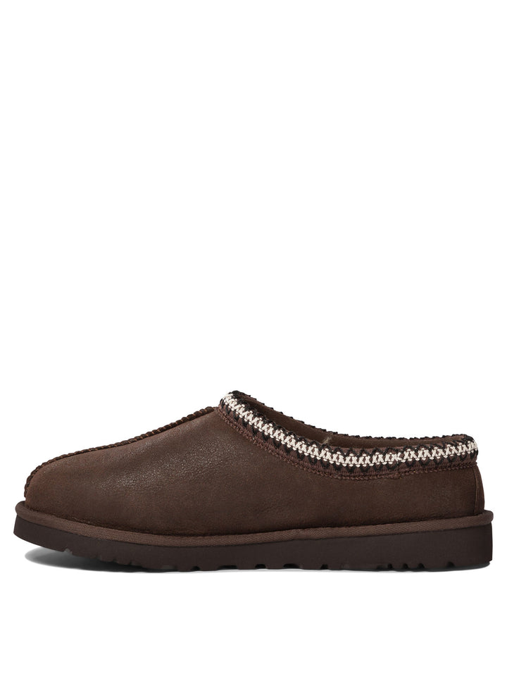 Tasman Distressed Loafers & Slippers Marrone