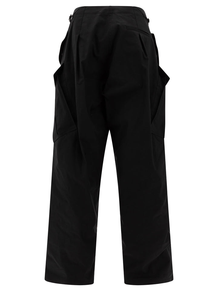 Oversize Cargo Trousers Nero