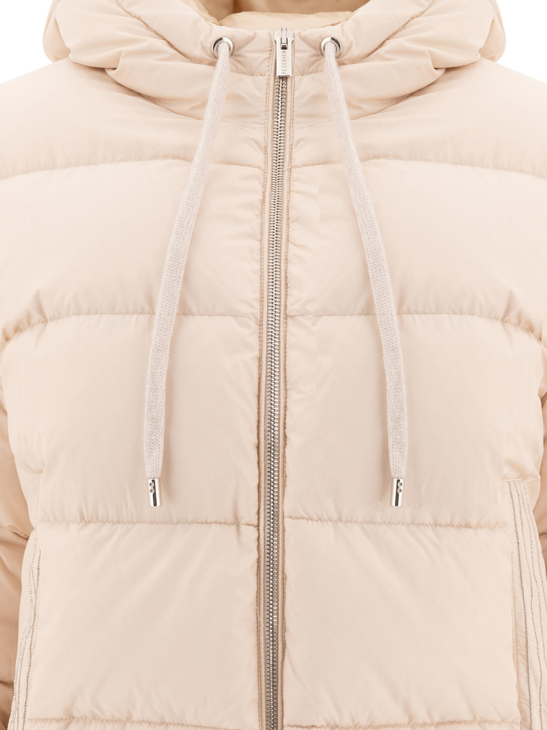 Down Jacket With Punto Luce Giacche Rosa