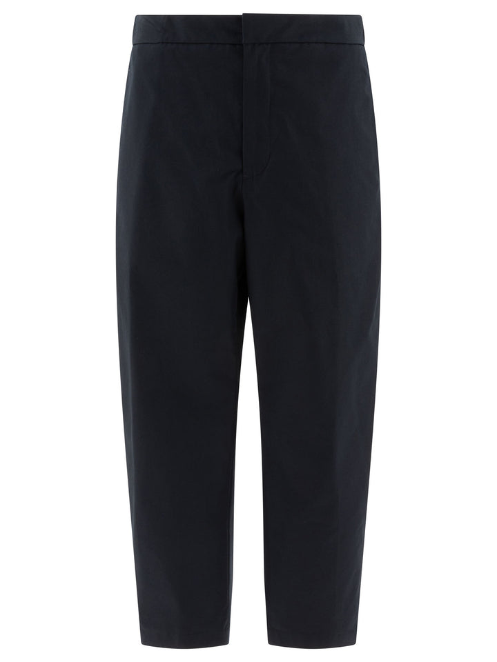 With Elasticated Waist Trousers Blu