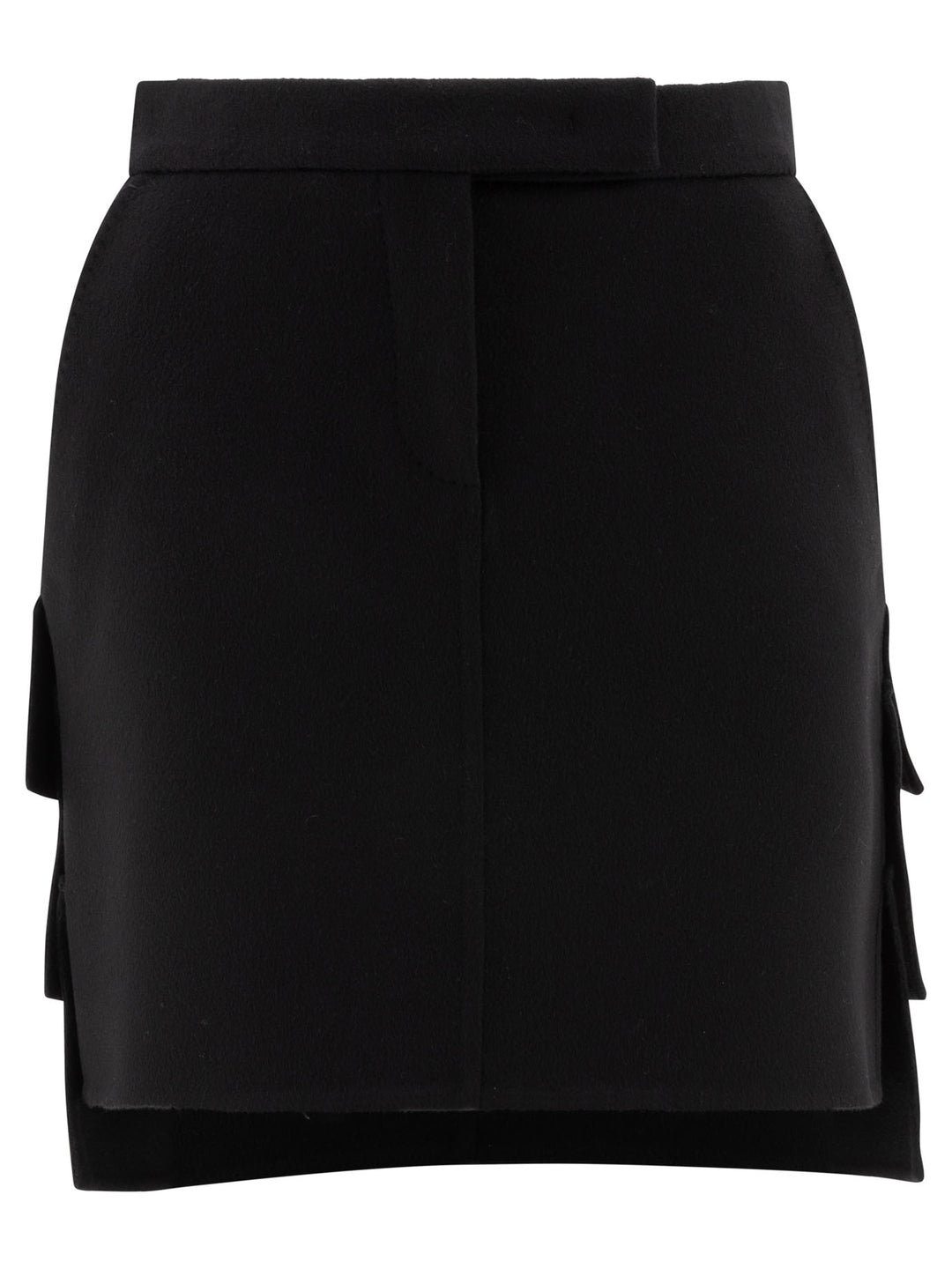 Camelwool Miniskirt Gonne Nero