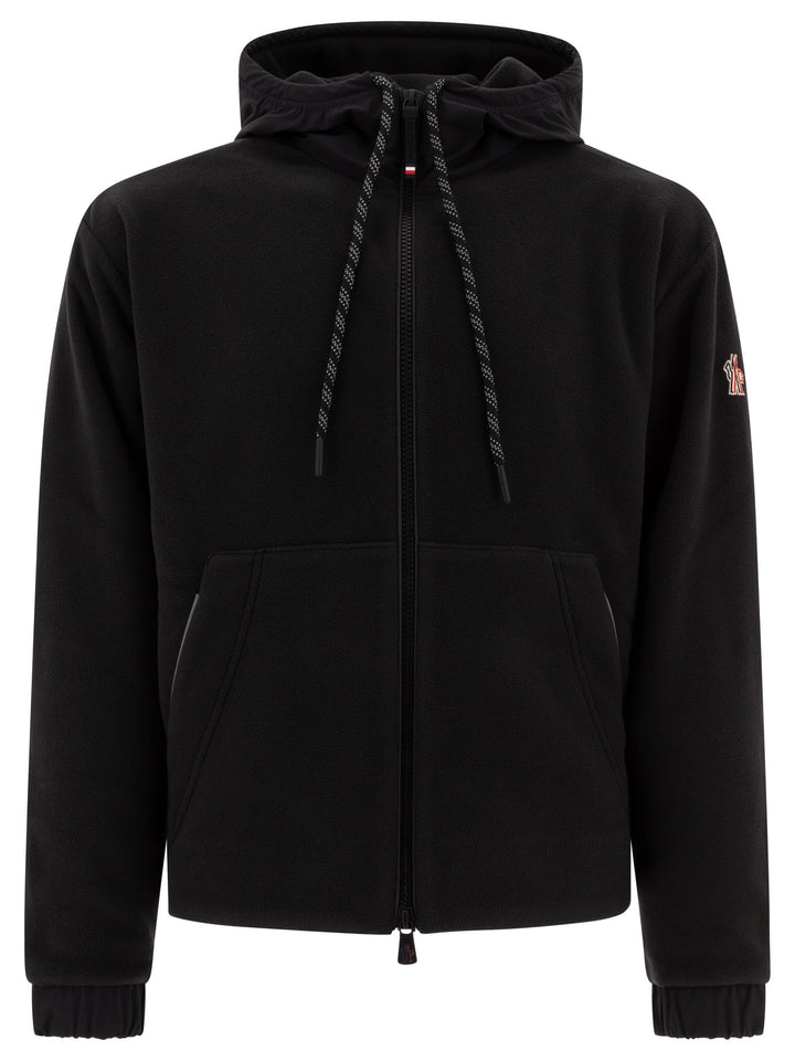 Zipped Hoodie Sweatshirts Nero